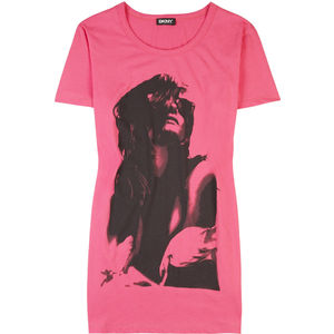 A stylish lax Tee from DKNY creates the perfect fashion statement